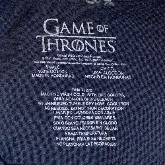 Game of Thrones “I Drink...” Men’s Tshirt Small - Picture 3 of 4